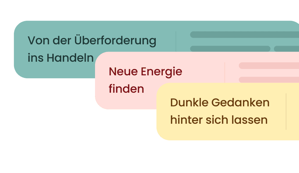 Personalisierte Kurse für dein Wohlbefinden