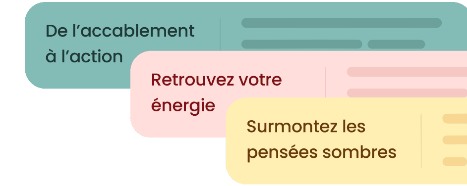 Cours personnalisés inspirés de la thérapie