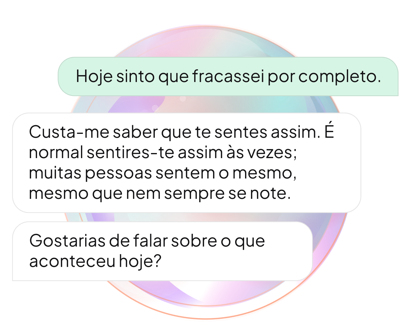 Companheiro de IA para apoio emocional